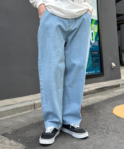 CIAOPANIC TYPY(チャオパニックティピー)の「【FULLESTDENIM】オーガニックテーパードデニムパンツ(デニムパンツ・メンズ・ネイビー/サックスブルー・MEDIUM/SMALL/X-LARGE/LARGE)」の14枚目の写真