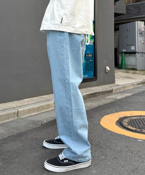 CIAOPANIC TYPY(チャオパニックティピー)の「【FULLESTDENIM】オーガニックテーパードデニムパンツ(デニムパンツ・メンズ・ネイビー/サックスブルー・MEDIUM/SMALL/X-LARGE/LARGE)」の15枚目の写真