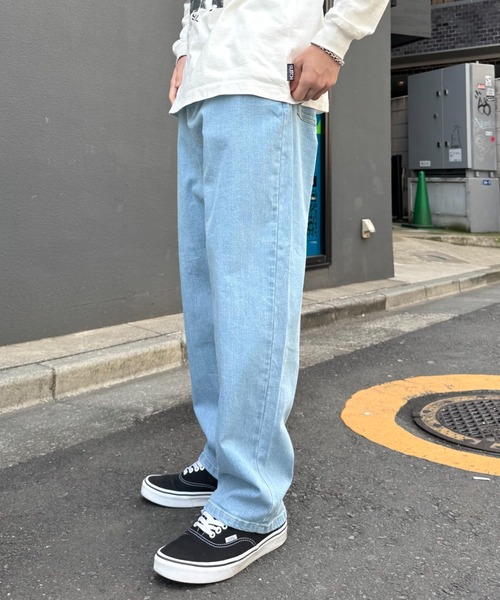 CIAOPANIC TYPY(チャオパニックティピー)の「【FULLESTDENIM】オーガニックテーパードデニムパンツ(デニムパンツ・メンズ・ネイビー/サックスブルー・MEDIUM/SMALL/X-LARGE/LARGE)」の16枚目の写真