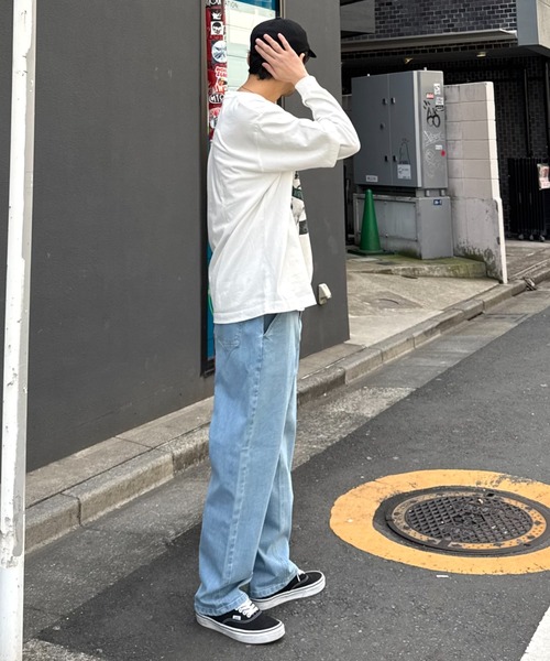 CIAOPANIC TYPY(チャオパニックティピー)の「【FULLESTDENIM】オーガニックテーパードデニムパンツ(デニムパンツ・メンズ・ネイビー/サックスブルー・MEDIUM/SMALL/X-LARGE/LARGE)」の18枚目の写真