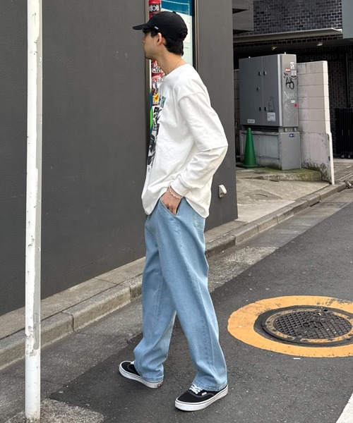 CIAOPANIC TYPY(チャオパニックティピー)の「【FULLESTDENIM】オーガニックテーパードデニムパンツ(デニムパンツ・メンズ・ネイビー/サックスブルー・MEDIUM/SMALL/X-LARGE/LARGE)」の19枚目の写真