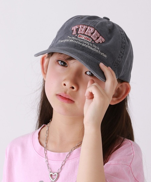 10C REPIPI（ジューシーレピピ）の「【10C REPIPI】USEDフウロゴCAP（キャップ・キッズ・ベージュ/ブラック・FREE）」の2枚目の写真