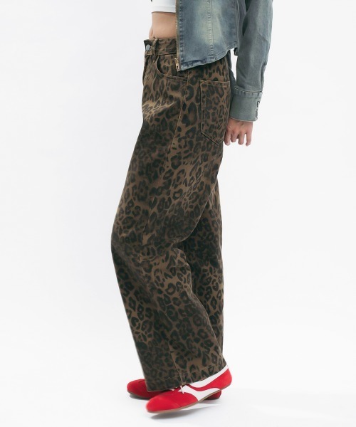 Clum(クルム)の「Leopard print wide pants / レオパードデザインワイドパンツ(その他パンツ・レディース・レオパード・SMALL/MEDIUM)」の5枚目の写真