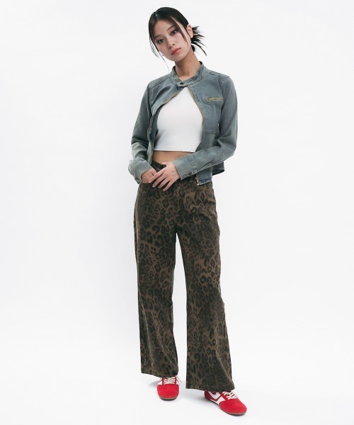 Clum(クルム)の「Leopard print wide pants / レオパードデザインワイドパンツ(その他パンツ・レディース・レオパード・SMALL/MEDIUM)」の9枚目の写真