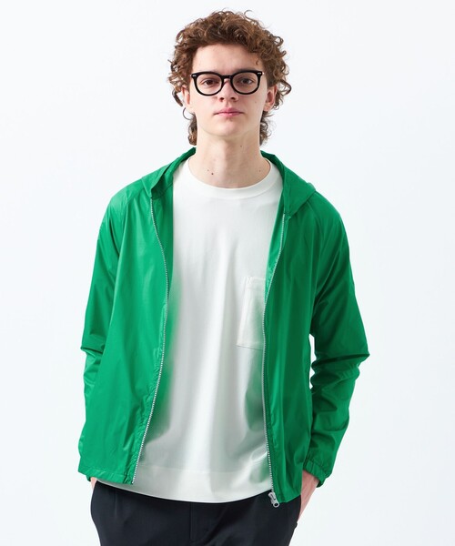 MACKINTOSH PHILOSOPHY（ﾏｯｷﾝﾄｯｼｭ ﾌｨﾛｿﾌｨｰ）の「ライトウエイトリップストップ パッカブルブルゾン（ブルゾン・メンズ・ネイビー/オレンジ系その他4/ブラック/グレー系その他/グリーン系その他4・38/40）」の3枚目の写真