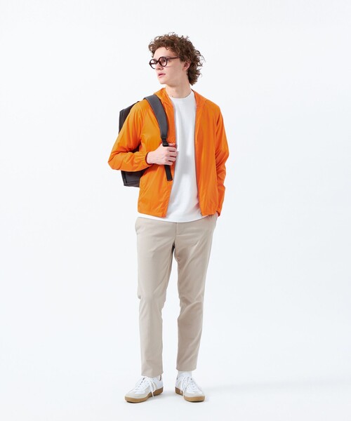 MACKINTOSH PHILOSOPHY（ﾏｯｷﾝﾄｯｼｭ ﾌｨﾛｿﾌｨｰ）の「ライトウエイトリップストップ パッカブルブルゾン（ブルゾン・メンズ・ネイビー/オレンジ系その他4/ブラック/グレー系その他/グリーン系その他4・38/40）」の10枚目の写真