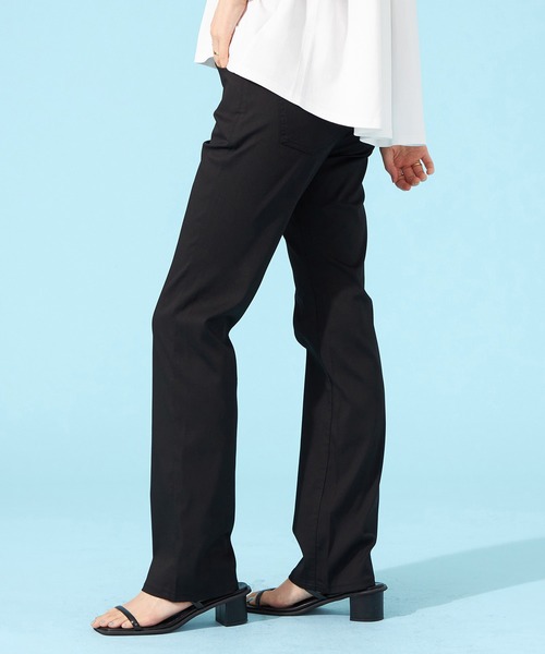 EDWIN（エドウィン）の「【WEB限定】EDWIN LADIES ハタラクロ COOL 涼しいストレートパンツ【涼】【2025年モデル】（その他パンツ・レディース・ブラック・LARGE/MEDIUM/X-SMALL/X-LARGE/SMALL）」の2枚目の写真