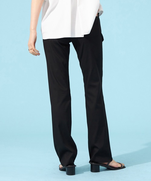 EDWIN（エドウィン）の「【WEB限定】EDWIN LADIES ハタラクロ COOL 涼しいストレートパンツ【涼】【2025年モデル】（その他パンツ・レディース・ブラック・LARGE/MEDIUM/X-SMALL/X-LARGE/SMALL）」の4枚目の写真