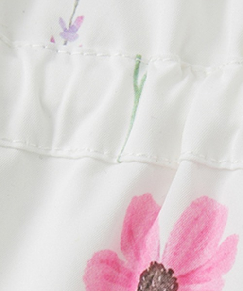 Fano Studios(ファノ ストゥディオズ)の「フラワープリント バルーンロングスカート FC25B050【Fano Studios】【2025SS】(スカート・レディース・ホワイト・L/M/S)」の4枚目の写真