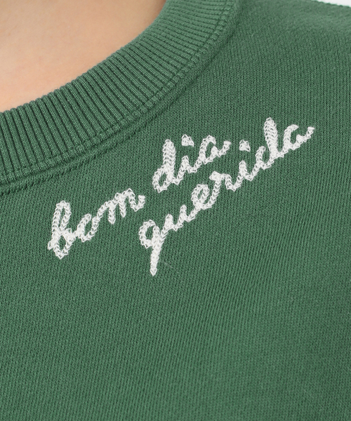 刺繍ロゴハーフスリーブスウェット JOURNAL STANDARD relume トレーナー スウェット 「追加」刺繍