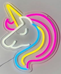 SLOWER（スロウワー）の「SLOWER スロウワー ネオニーサインライト UNICORN（インテリア雑貨）」