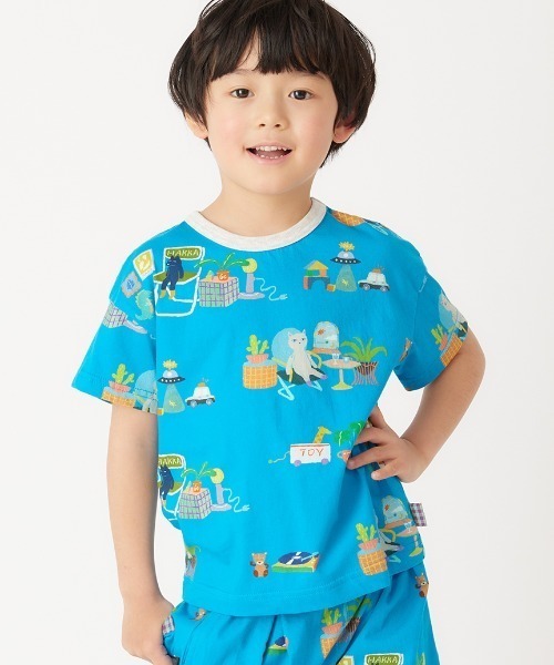 セール】hakka kids×KOTOMI FUJIWARA おもちゃの部屋プリント