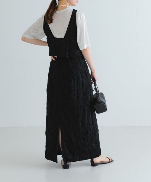 URBAN RESEARCH(アーバンリサーチ)の「『別注』GGG×URBAN RESEARCH ワッシャースカート(スカート・レディース・アイボリー/ブラック・FREE)」の7枚目の写真