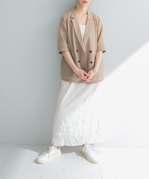 URBAN RESEARCH(アーバンリサーチ)の「『別注』GGG×URBAN RESEARCH ワッシャースカート(スカート・レディース・アイボリー/ブラック・FREE)」の10枚目の写真