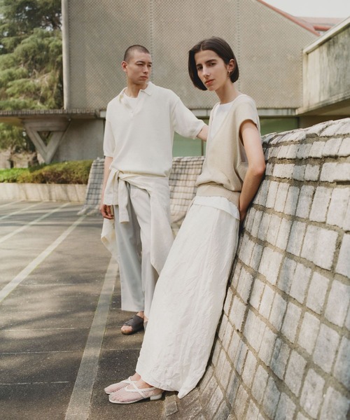 URBAN RESEARCH(アーバンリサーチ)の「『別注』GGG×URBAN RESEARCH ワッシャースカート(スカート・レディース・アイボリー/ブラック・FREE)」の13枚目の写真