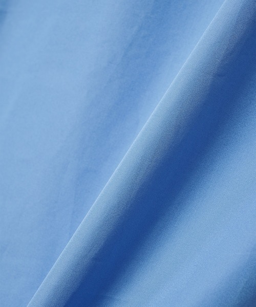BASICKS(ベイシックス)の「Thomas Mason Open Collar Shirt(シャツ/ブラウス・メンズ・ホワイト/ブルー・M/S)」の10枚目の写真