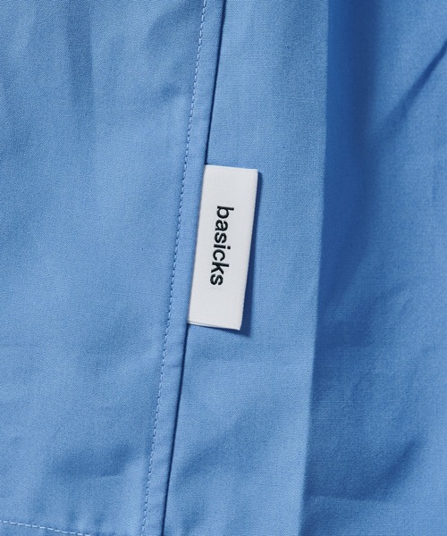 BASICKS(ベイシックス)の「Thomas Mason Open Collar Shirt(シャツ/ブラウス・メンズ・ホワイト/ブルー・M/S)」の13枚目の写真