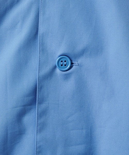 BASICKS(ベイシックス)の「Thomas Mason Open Collar Shirt(シャツ/ブラウス・メンズ・ホワイト/ブルー・M/S)」の16枚目の写真