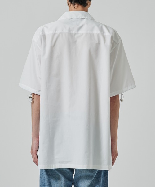 BASICKS(ベイシックス)の「Thomas Mason Open Collar Shirt(シャツ/ブラウス・メンズ・ホワイト/ブルー・M/S)」の19枚目の写真