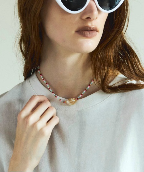MAISON SPECIAL(メゾンスペシャル)の「Beaded Combination Pearl Necklace/ビーズコンビパールネックレス【MAISON SPECIAL/メゾンスペシャル】(ネックレス・レディース・ブルー/ブラック/ピンク・FREE)」の3枚目の写真