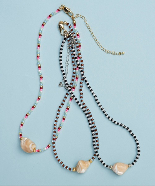 MAISON SPECIAL(メゾンスペシャル)の「Beaded Combination Pearl Necklace/ビーズコンビパールネックレス【MAISON SPECIAL/メゾンスペシャル】(ネックレス・レディース・ブルー/ブラック/ピンク・FREE)」の9枚目の写真