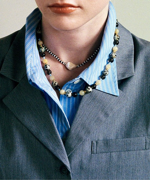 MAISON SPECIAL(メゾンスペシャル)の「Beaded Combination Pearl Necklace/ビーズコンビパールネックレス【MAISON SPECIAL/メゾンスペシャル】(ネックレス・レディース・ブルー/ブラック/ピンク・FREE)」の7枚目の写真