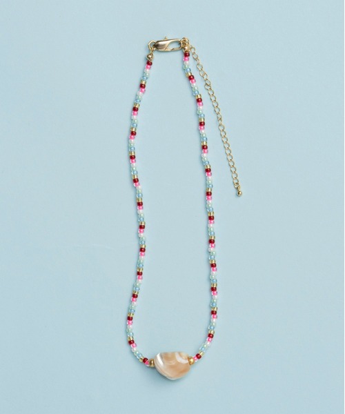 MAISON SPECIAL(メゾンスペシャル)の「Beaded Combination Pearl Necklace/ビーズコンビパールネックレス【MAISON SPECIAL/メゾンスペシャル】(ネックレス・レディース・ブルー/ブラック/ピンク・FREE)」の12枚目の写真