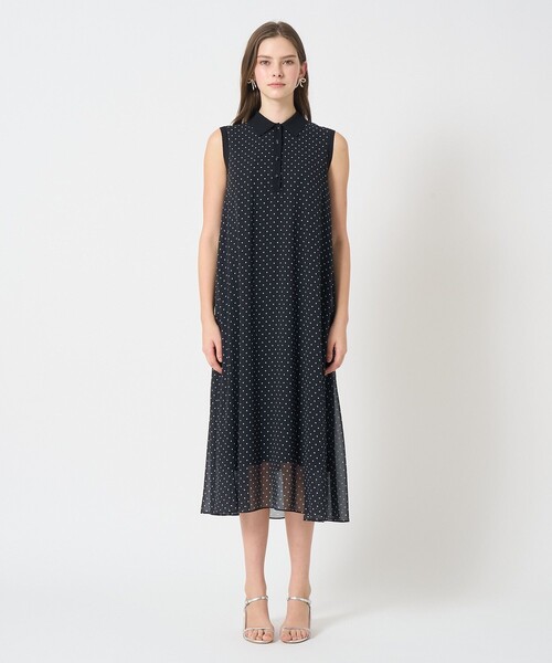 ANAYI シフォンワンピース シフォンコンビ配色カラー ワンピース（ワンピース）｜ANAYI