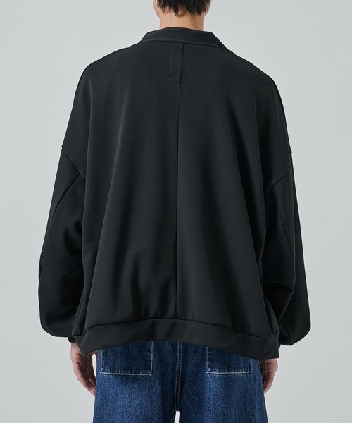 SHAREEF(シャリーフ)の「【SHAREEF】GEORGETTE CARDIGAN(カーディガン/ボレロ・メンズ・ライトグレー/ブラック・2/1)」の11枚目の写真