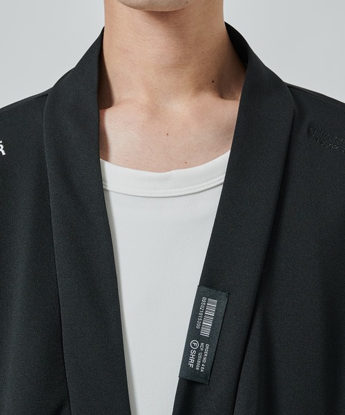 SHAREEF(シャリーフ)の「【SHAREEF】GEORGETTE CARDIGAN(カーディガン/ボレロ・メンズ・ライトグレー/ブラック・2/1)」の15枚目の写真