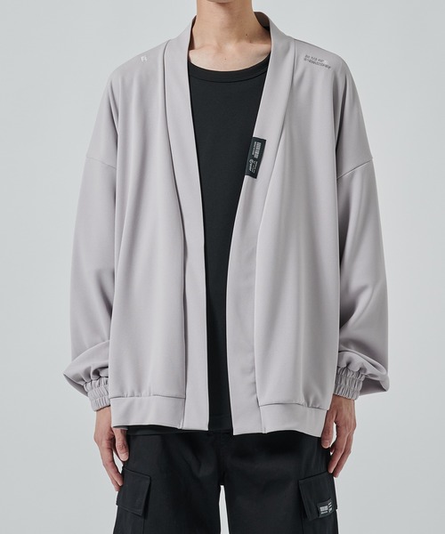 SHAREEF(シャリーフ)の「【SHAREEF】GEORGETTE CARDIGAN(カーディガン/ボレロ・メンズ・ライトグレー/ブラック・2/1)」の21枚目の写真