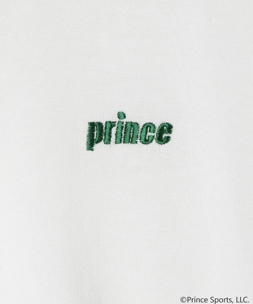 PRINCE（プリンス）の「【Prince(プリンス)】別注ロゴ刺繍入りニットポロ（ニット/セーター・レディース・ブラック/オフホワイト/ライトグリーン・FREE）」の14枚目の写真