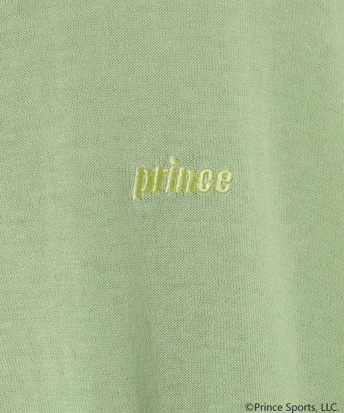 PRINCE（プリンス）の「【Prince(プリンス)】別注ロゴ刺繍入りニットポロ（ニット/セーター・レディース・ブラック/オフホワイト/ライトグリーン・FREE）」の18枚目の写真