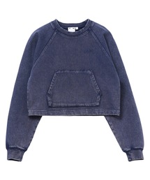 X-girl | FADED CROPPED CREWNECK SWEAT TOP(スウェット)