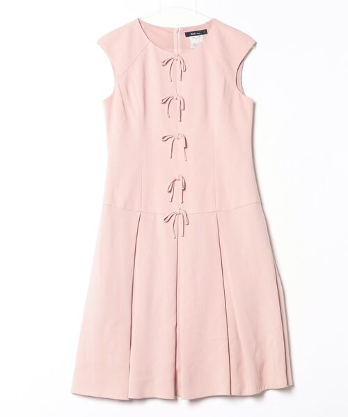 【美品】René ノースリーブ ライトピンク　ワンピース 34 Rene ノースリーブ ワンピース ピンク（Rene 「Rene