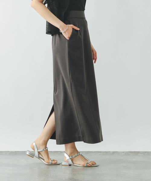 【国内送関税込】JIL SANDER ☆ 光沢 ペンシルスカート ウツクシルエットIラインスカート/459966（スカート）｜GLOBAL
