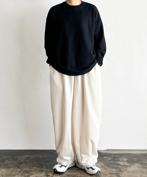 HARVESTY / ハーベスティー EASY CIRCUS PANTS BACK PIQUE JERSEY