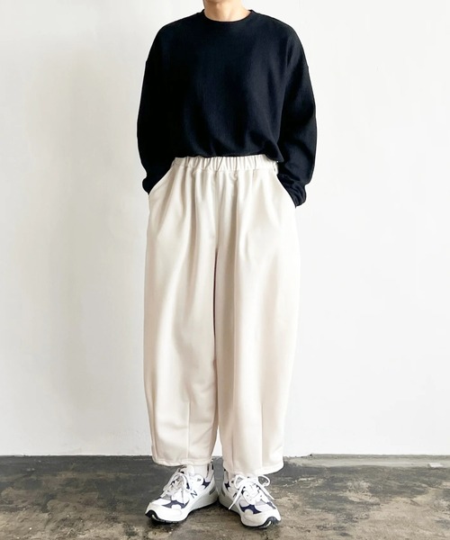 HARVESTY / ハーベスティー EASY CIRCUS PANTS BACK PIQUE JERSEY