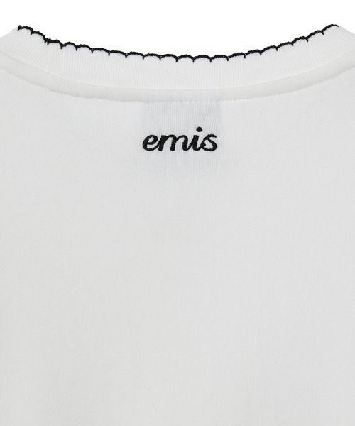 EMIS（イミス）の「(WOMENS) MINI CORSAGE SLEEVE TOP（Tシャツ/カットソー・レディース・ブラック/ホワイト/ライトグレー・FREE）」の12枚目の写真