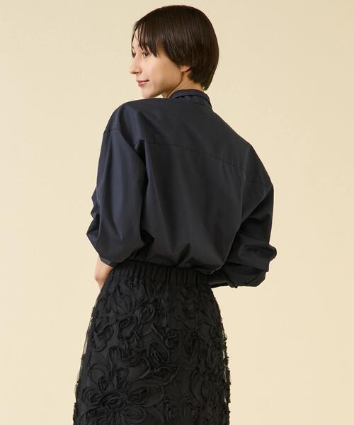 martinique(マルティニーク)の「《別注》【BOURRIENNE /ブリエンヌ】MERVEILLEUSE NAVY(シャツ/ブラウス・レディース・ネイビー・34)」の5枚目の写真
