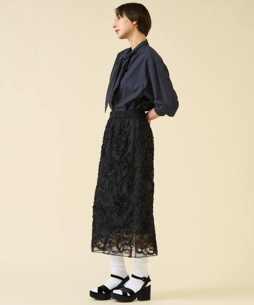 martinique(マルティニーク)の「《別注》【BOURRIENNE /ブリエンヌ】MERVEILLEUSE NAVY(シャツ/ブラウス・レディース・ネイビー・34)」の7枚目の写真