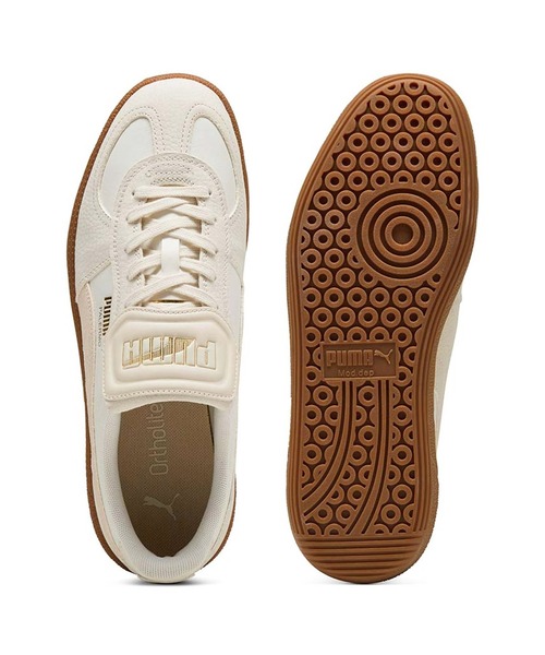 PUMA(プーマ)の「PUMA/プーマ PALERMO PREMIUM パレルモプレミアムスニーカー(スニーカー・メンズ・ホワイト/ブラック・25/28/23/24/26/27)」の1枚目の写真