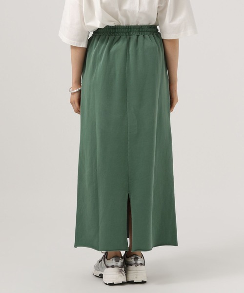 BAYFLOW(ベイフロー)の「ピグメントスカート(スカート・レディース・ブルー/チャコール/グリーン・FREE)」の7枚目の写真