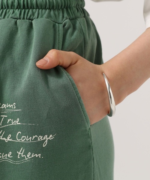 BAYFLOW(ベイフロー)の「ピグメントスカート(スカート・レディース・ブルー/チャコール/グリーン・FREE)」の9枚目の写真