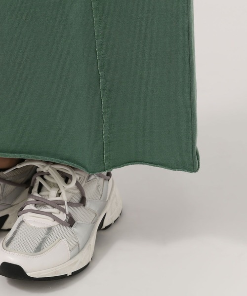 BAYFLOW(ベイフロー)の「ピグメントスカート(スカート・レディース・ブルー/チャコール/グリーン・FREE)」の10枚目の写真