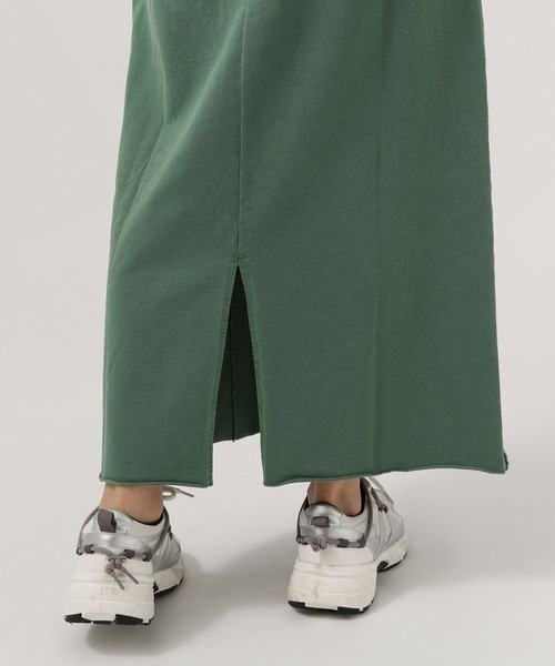 BAYFLOW(ベイフロー)の「ピグメントスカート(スカート・レディース・ブルー/チャコール/グリーン・FREE)」の12枚目の写真