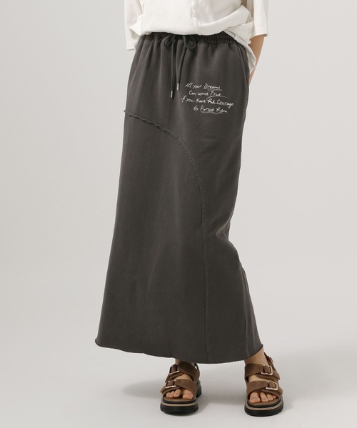 BAYFLOW(ベイフロー)の「ピグメントスカート(スカート・レディース・ブルー/チャコール/グリーン・FREE)」の22枚目の写真