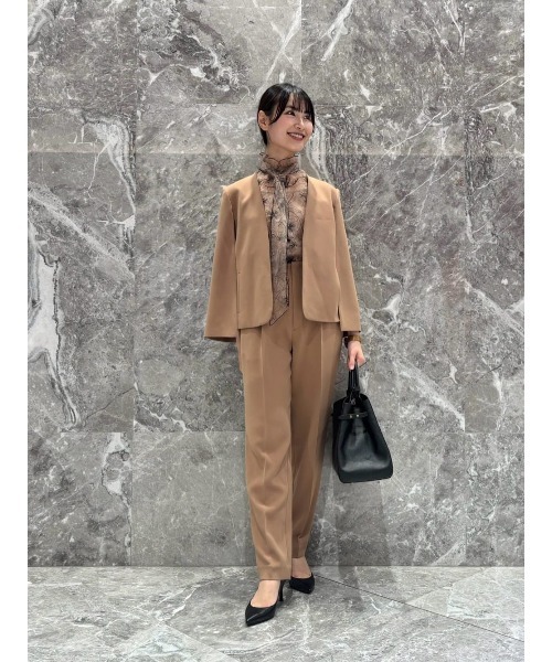 LOULOU WILLOUGHBY（ルルウィルビー）の「【LOULOU WILLOUGHBY】オーガンジーフラワー刺繍ブラウス（シャツ/ブラウス・レディース・ベージュ/ブラック・2）」の6枚目の写真