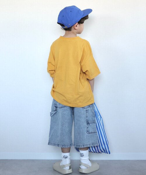 CIAOPANIC TYPY(チャオパニックティピー)の「【KIDS】ペインターバミューダデニムパンツ(デニムパンツ・キッズ・サックスブルー/ネイビー・SMALL/MEDIUM/XX-LARGE/LARGE/X-LARGE)」の13枚目の写真