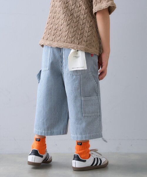 CIAOPANIC TYPY(チャオパニックティピー)の「【KIDS】ペインターバミューダデニムパンツ(デニムパンツ・キッズ・サックスブルー/ネイビー・SMALL/MEDIUM/XX-LARGE/LARGE/X-LARGE)」の18枚目の写真